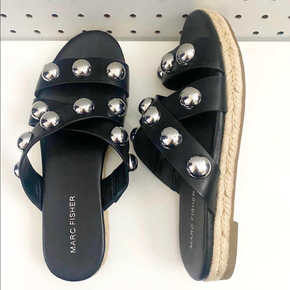 Marc Fisher | Prisca Ball Stud Slide Sandals